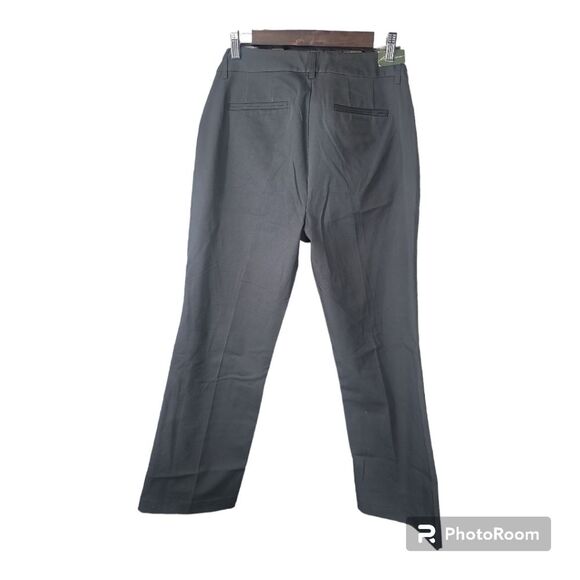 Eddie Bauer Womens Grey Curvy Fit Pants Size 8 Short - Picture 2 of 16